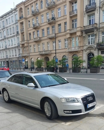 Audi A8 cena 65805 przebieg: 140300, rok produkcji 2009 z Warszawa małe 211